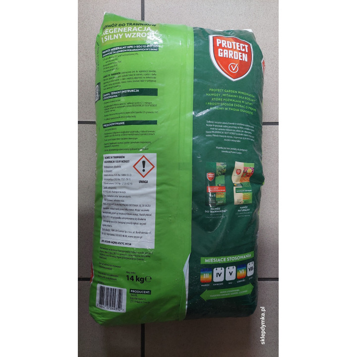 NAWÓZ PROTECT GARDEN DO TRAWNIKA 14kg REGENERACJA I SILNY WZROST