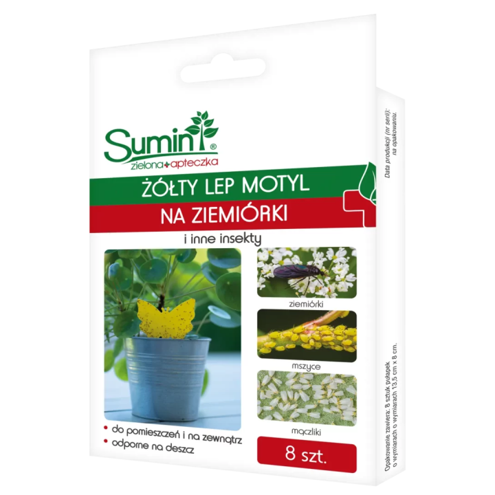 SUMIN LEP NA ZIEMIÓRKI MOTYL 8 SZTUK