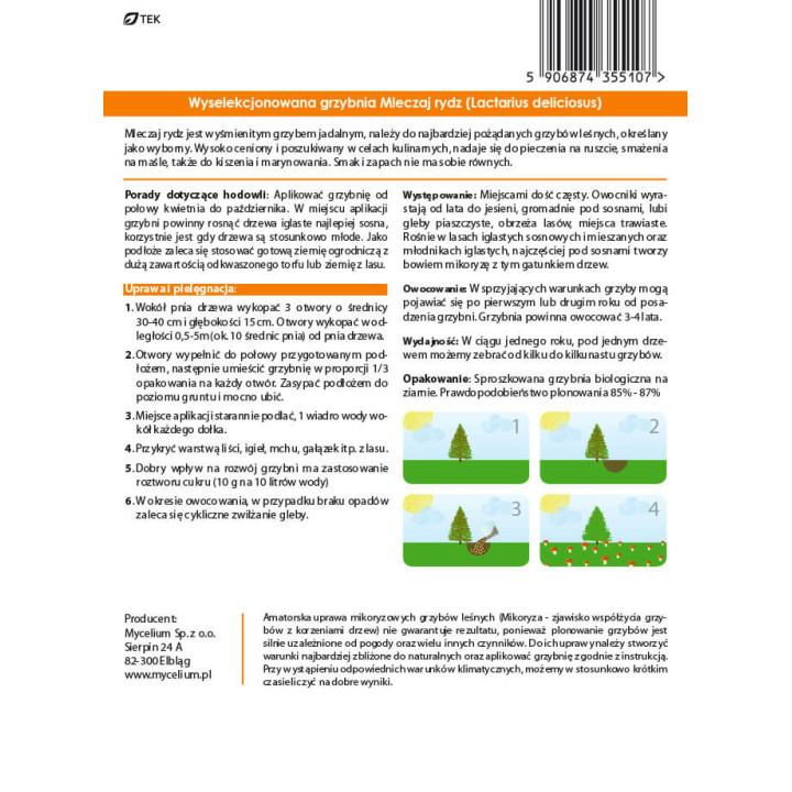 GRZYBNIA MLECZAJ RYDZ 10g