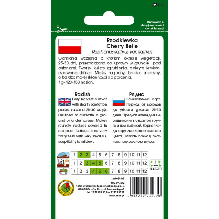 RZODKIEWKA CHERRY BELLE 10g