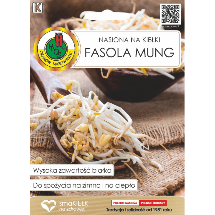 NASIONA NA KIEŁKI FASOLA MUNG 50g,