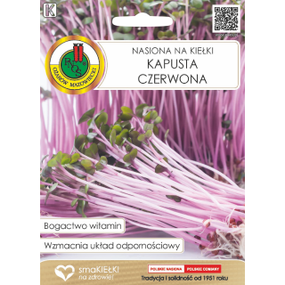 NASIONA NA KIEŁKI KAPUSTA CZERWONA 8g