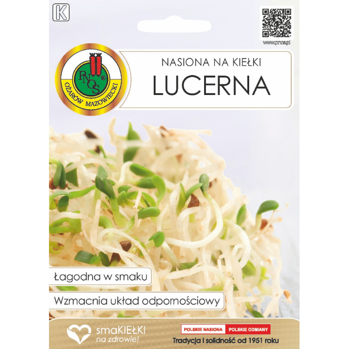 NASIONA NA KIEŁKI LUCERNA 30g