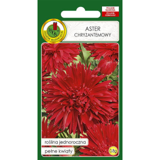 ASTER CHRYZANTEMOWY CZERWONY 0,8g