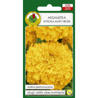 AKSAMITKA PEŁNA WYSOKA MARY HELEN CYTRYNOWOŻÓŁTA 1g