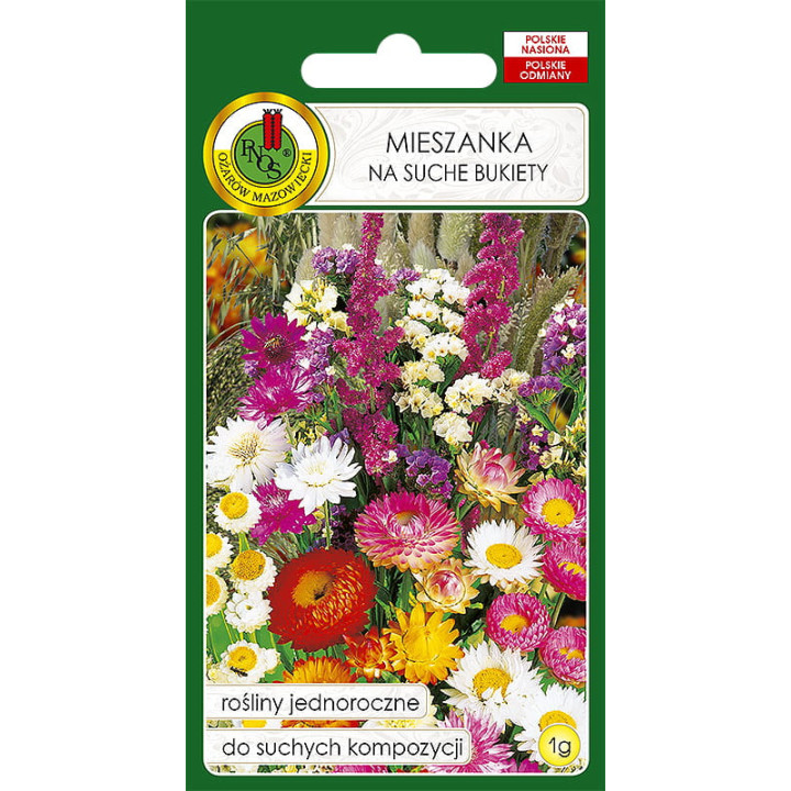 MIESZANKA JEDNOROCZNA NA SUCHE BUKIETY 1g