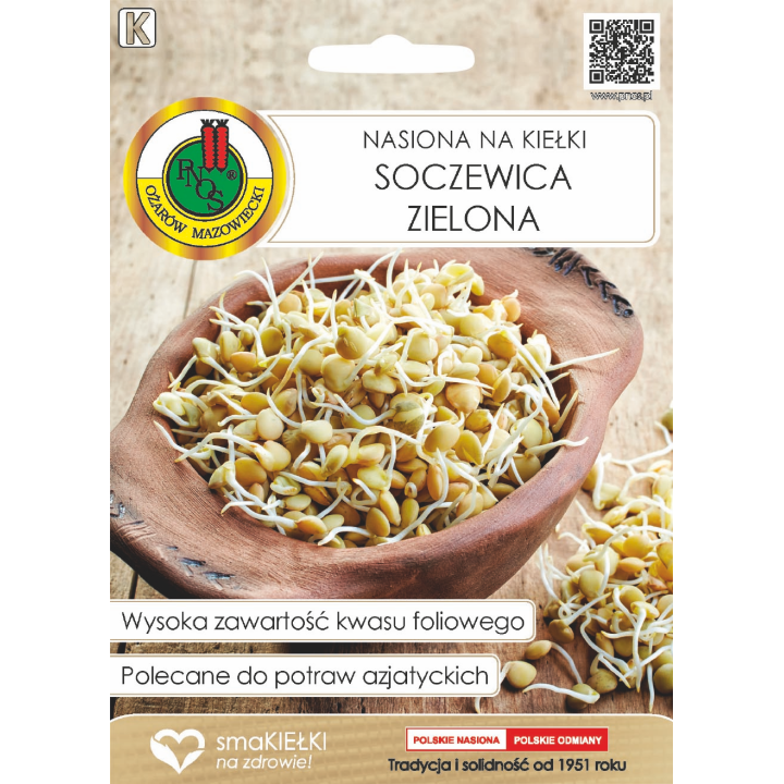 NASIONA NA KIEŁKI SOCZEWICA ZIELONA 30g