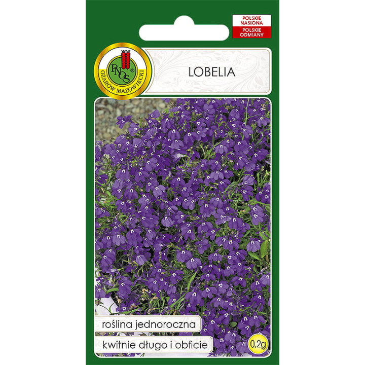 LOBELIA MITTERNACHTSBLAU FIOLETOWA 0,2g