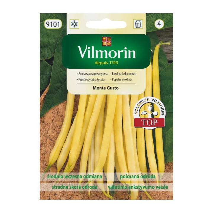 FASOLA MONTE GUSTO 10G tyczna, żółta