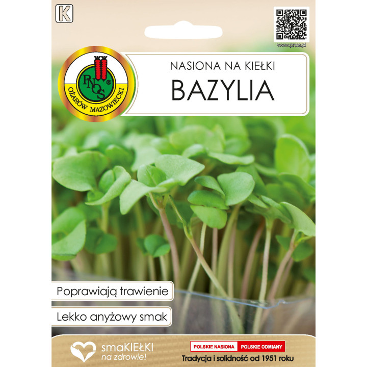 NASIONA NA KIEŁKI BAZYLIA 5g