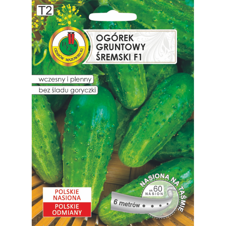OGÓREK GRUNTOWY ŚREMSKI F1 6m