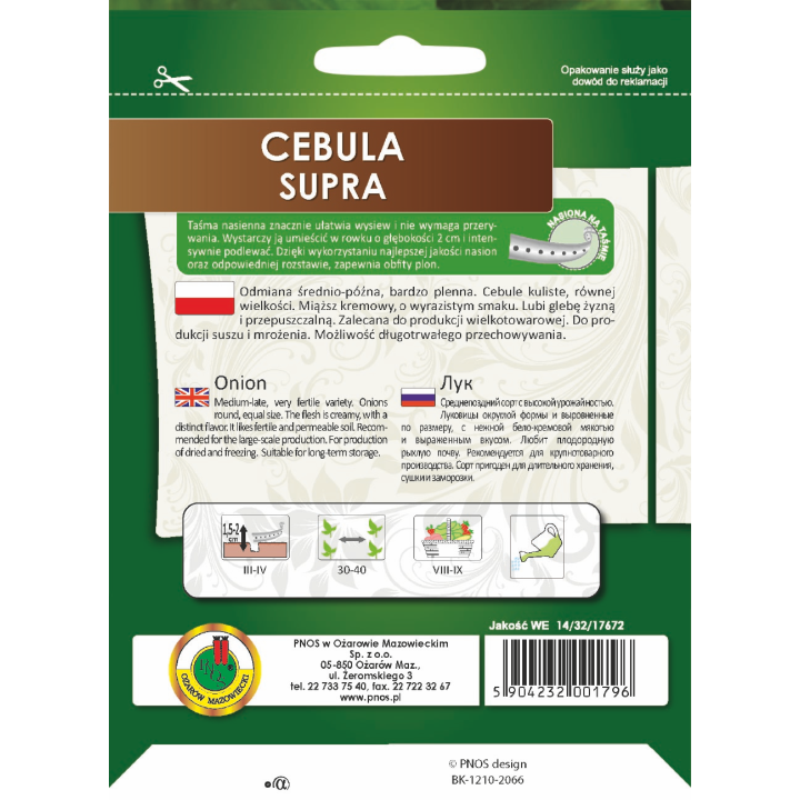CEBULA SUPRA 6m NA TAŚMIE