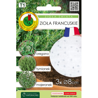 ZIOŁA ŚWIATA-ZIOŁA FRANCUSKIE  3x8cm