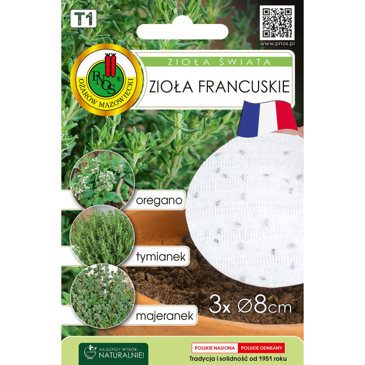 ZIOŁA ŚWIATA-ZIOŁA FRANCUSKIE  3x8cm