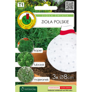 ZIOŁA ŚWIATA-ZIOŁA POLSKIE  3x8cm