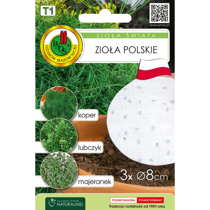 ZIOŁA ŚWIATA-ZIOŁA POLSKIE  3x8cm