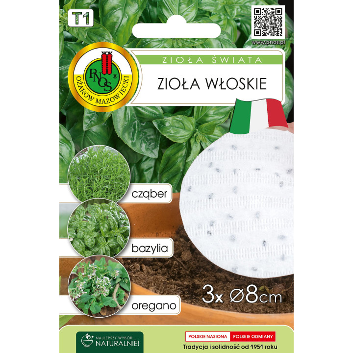 ZIOŁA ŚWIATA-ZIOŁA WŁOSKIE  3x8cm