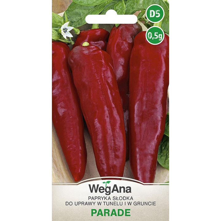 Papryka słodka - do tunelu i gruntu Parade 0,5g