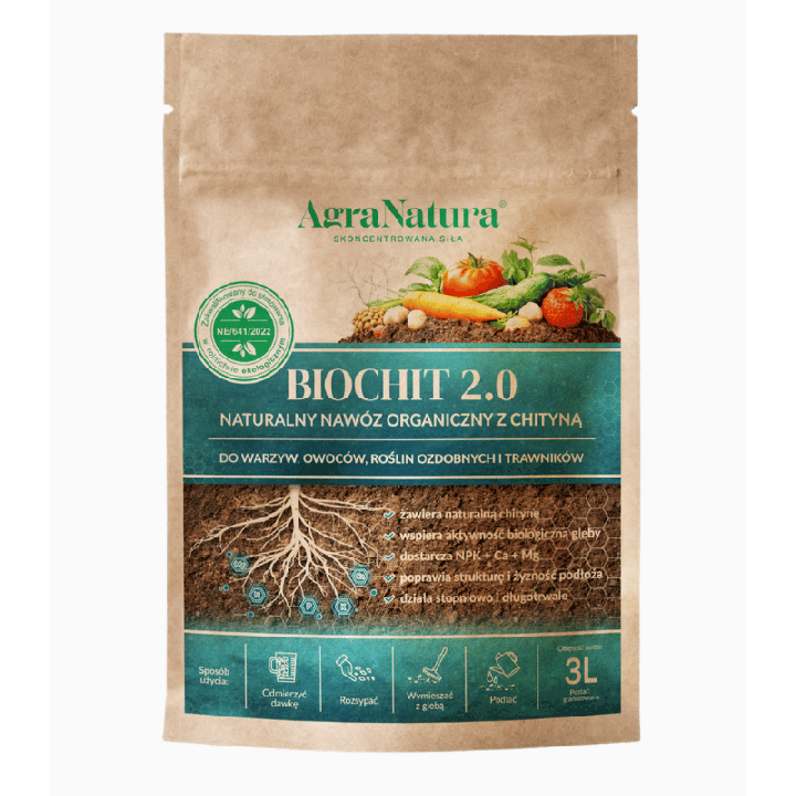 BioChit 2.0 3L (2,1kg) Nawóz z Chityną Agra Natura | Sklep Dymka