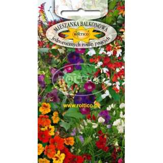 Mieszanka balkonowa jednorocznych roślin pnacych  