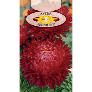 Aster peoniowy chiński czerwony 1g