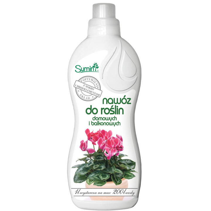 SUMIN NAWÓZ DO ROŚLIN DOMOWYCH I BALKONOWYCH 1L 
