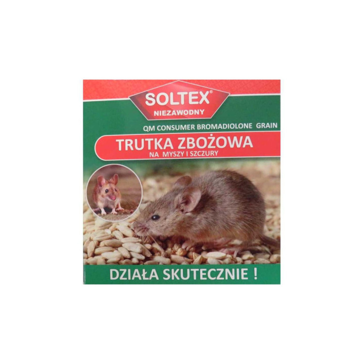 Trutka na myszy i szczury zbożowa 150g SOLTEX