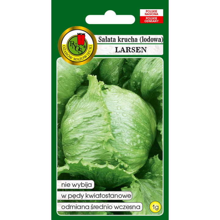 SAŁATA GŁOWIASTA KRUCHA LARSEN 1g