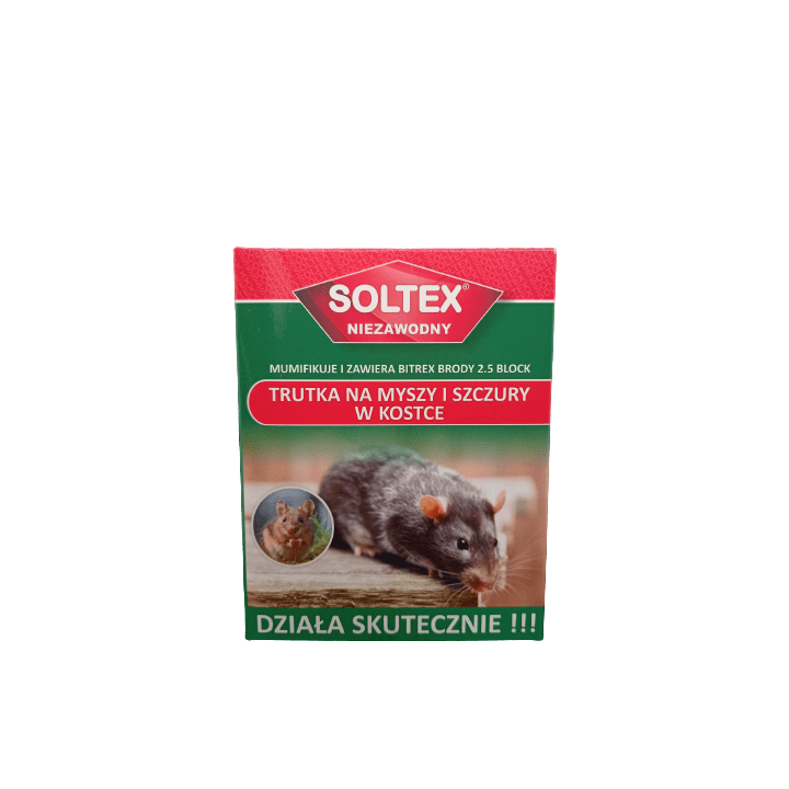 Trutka na myszy i szczury w kostce 150g SOLTEX