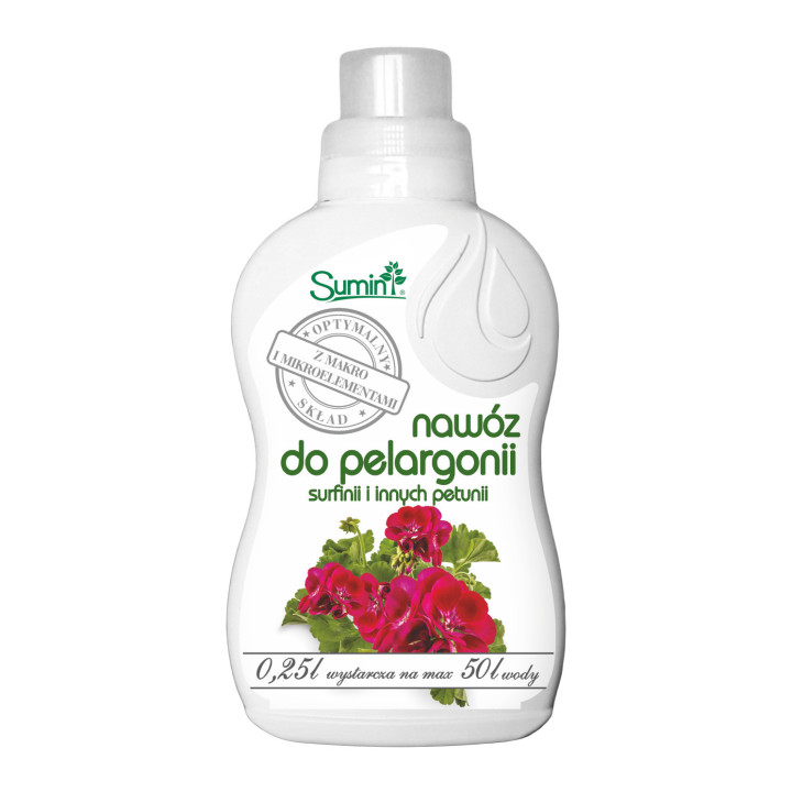 SUMIN NAWÓZ DO PELARGONII, SURFINII I INNYCH PETUNII 250 ml